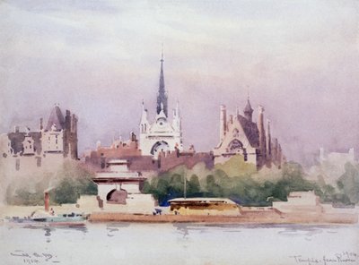 "Temple from the River", 1904. tekijältä William Alister Macdonald