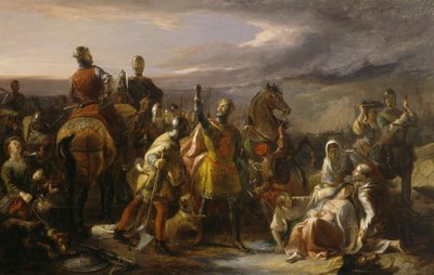 Heroism and Humanity, n. 1840 (öljy kankaalle) tekijältä William Allan