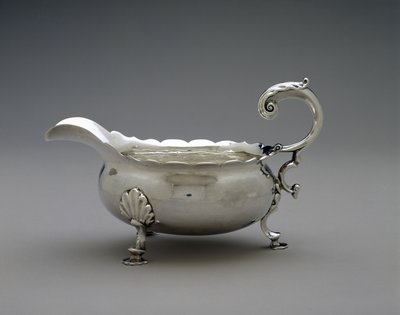 Sauceboat, c. 1755-1765 (hopea) tekijältä William Ball