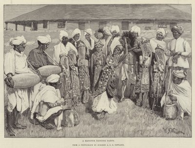 Manipur-tanssibileet tekijältä William Barnes Wollen