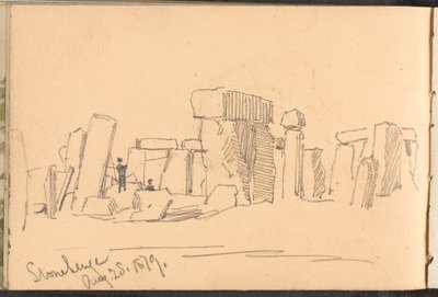 ?Stonehenge 25. elokuuta 1879.? tekijältä William Barnes Wollen