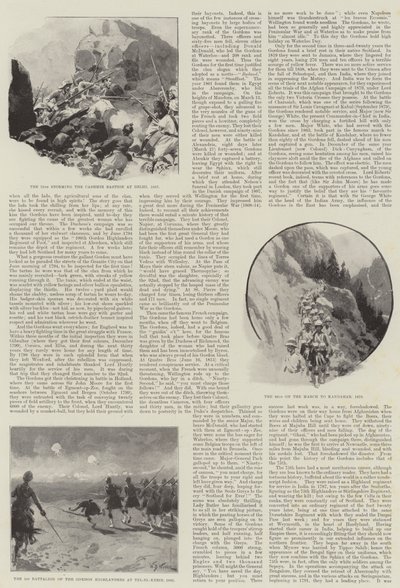 Gordon Highlanderit ja heidän menneisyyden taitavat tekonsa tekijältä William Barnes Wollen