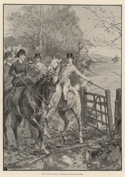 Metsästyskausi, Kohteliaisuus vaikeuksissa tekijältä William Barnes Wollen