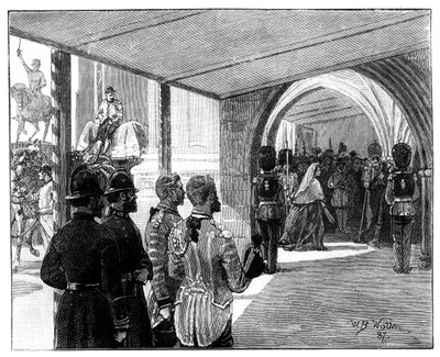 Parlamentin avajaiset, Westminster, Lontoo, 1866. tekijältä William Barnes Wollen