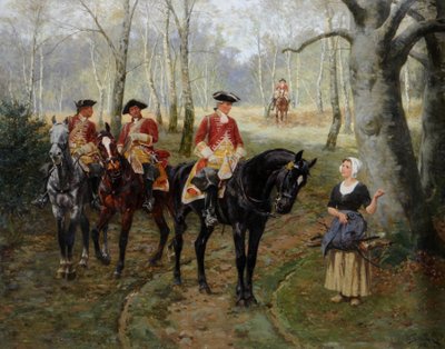 Partio, noin 1906 (öljy kankaalle). tekijältä William Barnes Wollen