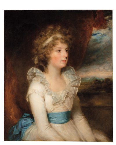 Muotokuva Elizabeth Keenestä (k. 1845) (öljy kankaalle) tekijältä William Beechey