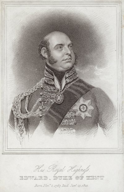 Prinssi Edwardin muotokuva; Kentin ja Strathearnin herttua tekijältä William Beechey