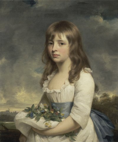 Tytön muotokuva, n. 1790 (öljy kankaalle) tekijältä William Beechey