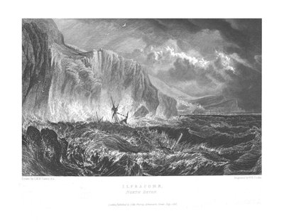 Ilfracombe, Pohjois-Devon, 1818. tekijältä William Bernard Cooke