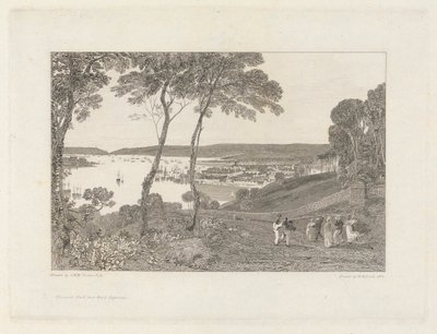 Plymouth Dock Mount Edgecumbelta tekijältä William Bernard Cooke