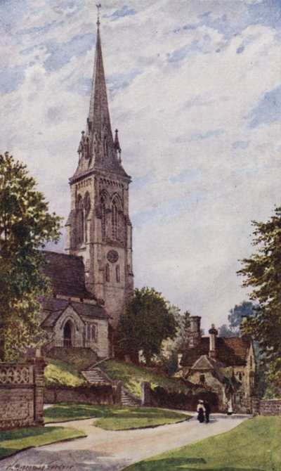 Edensorin kirkko, Chatsworth tekijältä William Biscombe Gardner