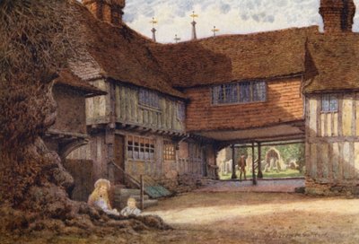 The Lych Gate, Penshurst (värilitro) tekijältä William Biscombe Gardner