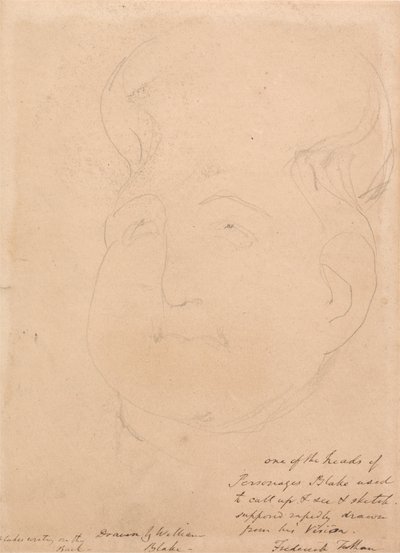 Visionäärinen pää tekijältä William Blake