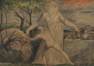 Abraham ja Iisak tekijältä William Blake