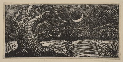 Blased Trees and Flattened Crops, Thorntons Pastorals of Vergil, 1821. tekijältä William Blake