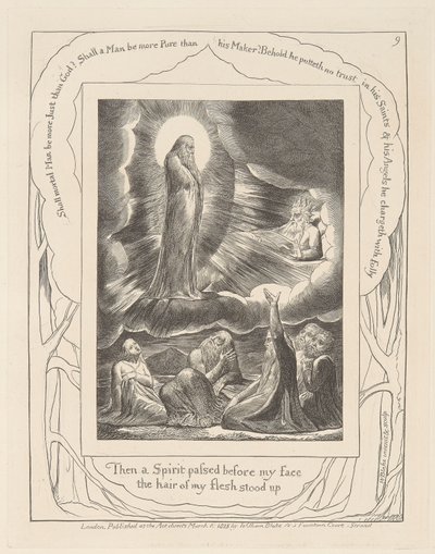 Jobin kirja, levy 9, Elifaksen näky tekijältä William Blake