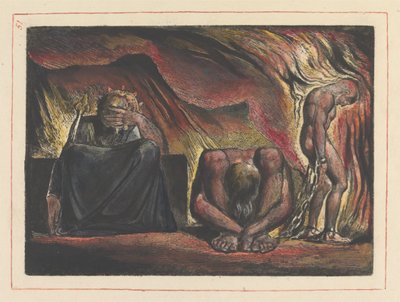 Luvun 3 nimiökuva (taulu 51) tekijältä William Blake