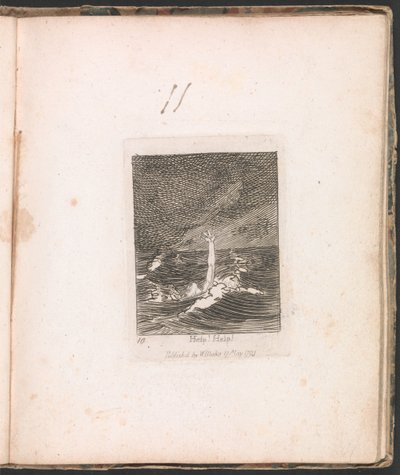 Lapsille. Paratiisin portit, levy 12, apua! Auta! tekijältä William Blake