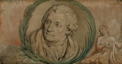 Friedrich Gottlieb Klopstock (tempera kankaalle) tekijältä William Blake