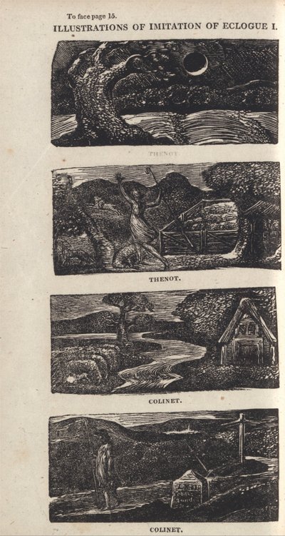 Kuvat Eclogue I -jäljitelmästä, Sivu 15 tekijältä William Blake