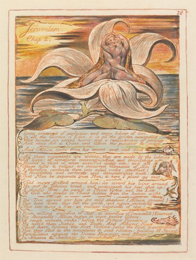 Jerusalem, Kapitel 2. Jeder Schmuck der Vollkommenheit... (Platte 28) tekijältä William Blake