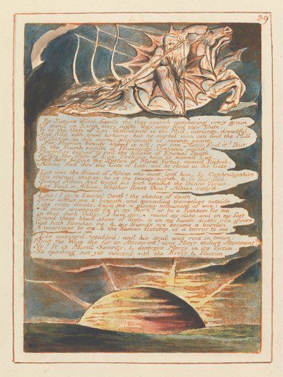 Jerusalem, levy 39, Saatanat Vartijakunnat .... tekijältä William Blake