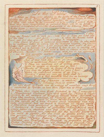 Jerusalem, levy 3, Julkisuuteen.... tekijältä William Blake