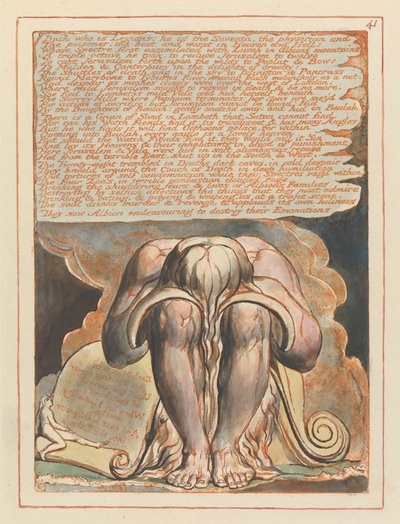 Jerusalem, levy 41, Bath, joka on legioonia .... tekijältä William Blake