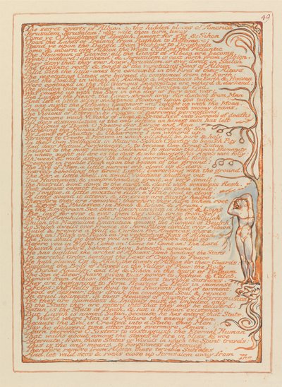 Jerusalem, levy 49, Albionin salaiset peitot ... tekijältä William Blake