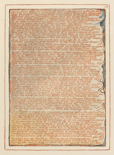 Jerusalem, levy 55, Kun ne, jotka välittävät ... tekijältä William Blake