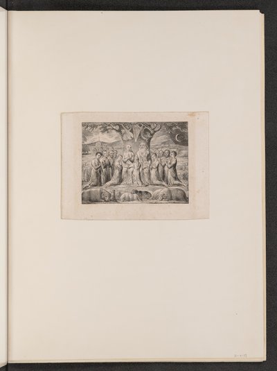Job ja hänen perheensä tekijältä William Blake