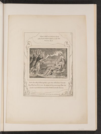 Jobin lohduttajat, 1825. tekijältä William Blake
