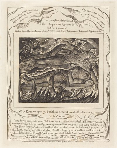Jobin pahat unet tekijältä William Blake