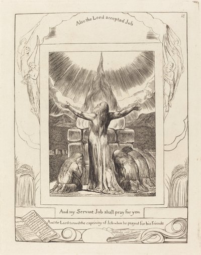 Jobin uhri, 1825. tekijältä William Blake