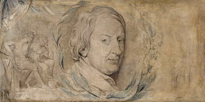 John Dryden, n. 1800 (tempera kankaalle) tekijältä William Blake