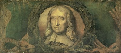 John Milton, n. 1800-03 (tempera kankaalle) tekijältä William Blake