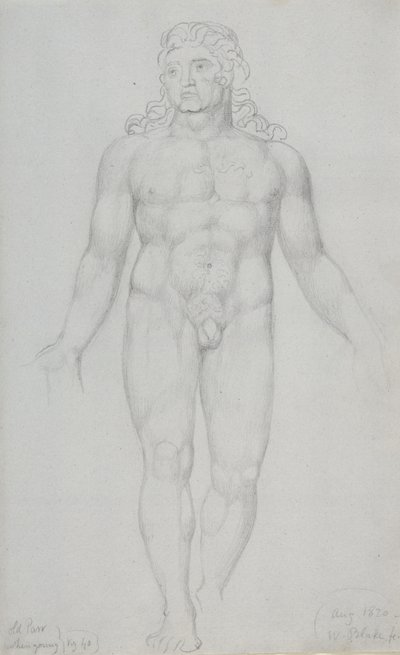 Vanha Parr nuorena, 1820 tekijältä William Blake