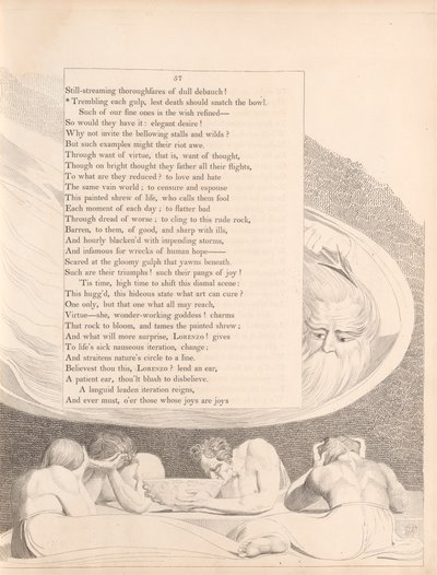 Levy 29 (sivu 57): "Jokainen nieleminen vapisee, jottei kuolema kaappaisi kulhoa" tekijältä William Blake