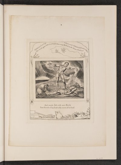 Saatana lyö työtä kiehuen tekijältä William Blake