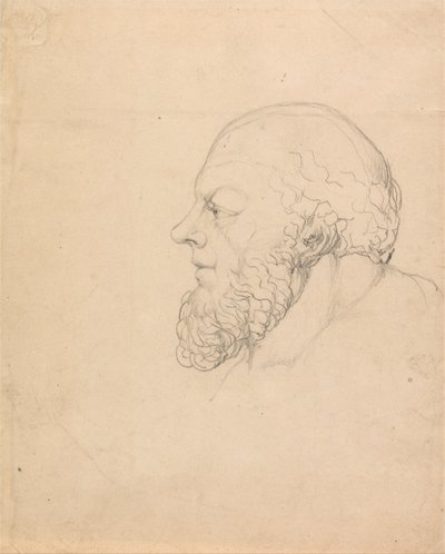 Sokrates, visionäärinen pää tekijältä William Blake