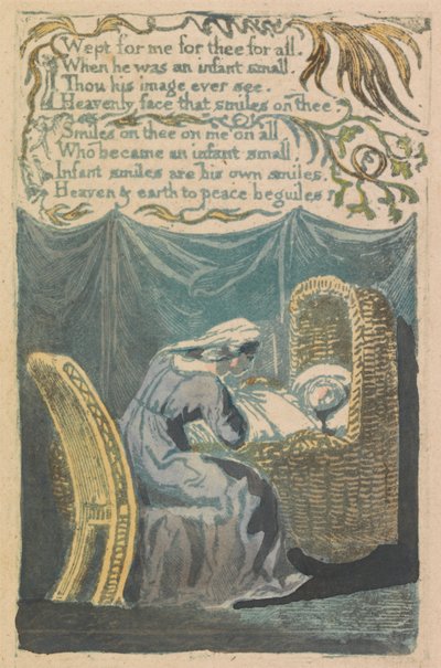 Songs of Innocence and of Experience, levy 26, "A Cradle Song" (Bentley 16) tekijältä William Blake