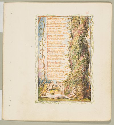 Songs of Innocence and of Experience: The Little Girl Löytyi toinen levy, n. 1825. tekijältä William Blake