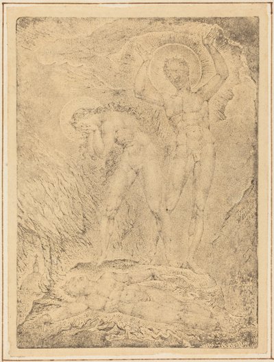The Chaining of Orc tekijältä William Blake