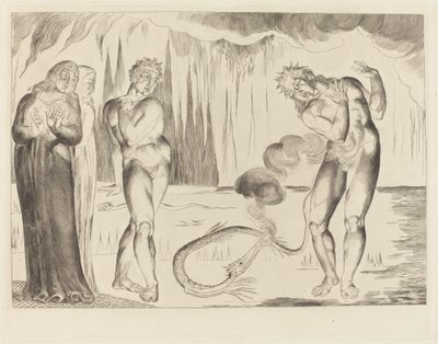 Varkaiden ympyrä; Buoso Donati Käärme hyökkäsi tekijältä William Blake