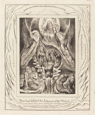 Saatanan lankeemus, 1825. tekijältä William Blake