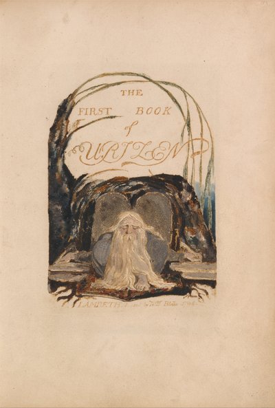 Urizenin ensimmäinen kirja, levy 1 tekijältä William Blake