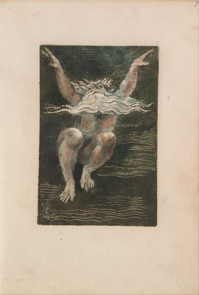 Urizenin ensimmäinen kirja, levy 7 (Bentley 12) tekijältä William Blake