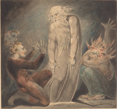 Samuelin haamu ilmestyy Saulille tekijältä William Blake