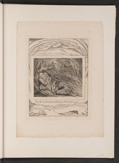 Herra vastaa Jobille pyörteestä tekijältä William Blake