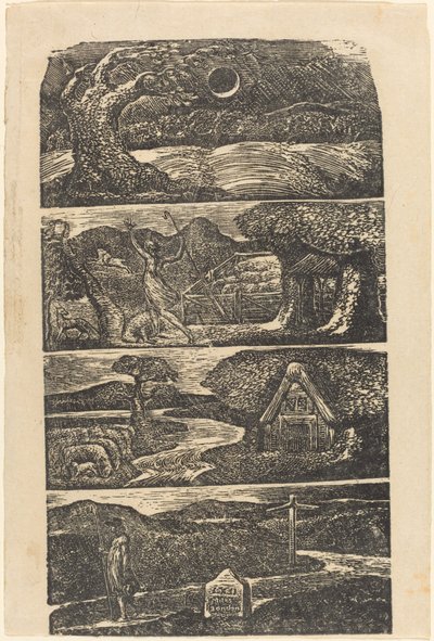 Vergiliusin pastoraalit, 1821. tekijältä William Blake